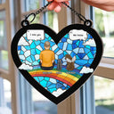 I Miss You I Know - Personalized Window Hanging Suncatcher Ornament