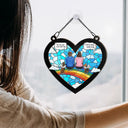 I Miss You I Know - Personalized Window Hanging Suncatcher Ornament