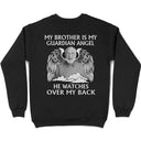 Custom Photo My Dad Is My Guardian Angel Memorial - Personalized T Shirt