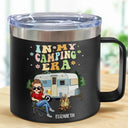 In My Camping Era - Personalized 14oz Stainless Steel Tumbler With Handle