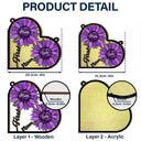 First Mom Now Grandma - Personalized Window Hanging Suncatcher Ornament