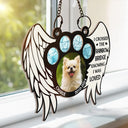 Custom Photo The Moment Your Heart Stopped Memorial - Personalized Window Hanging Suncatcher Ornament