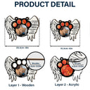 Custom Photo The Moment Your Heart Stopped Memorial - Personalized Window Hanging Suncatcher Ornament