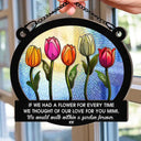 If We Had A Flower Mom Grandma - Personalized Window Hanging Suncatcher Ornament