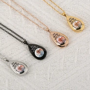 Collier souvenir personnalisé avec photo « Je suis toujours avec toi »