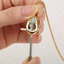 Custom Photo I Will Carry You Memorial - Personalized Keepsake Necklace