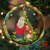 Life Is Better With A Dog Christmas - Personalized Circle Glass Ornament