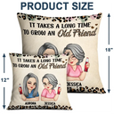 It Takes A Long Time To Grow An Old Friend - Personalized Pillow