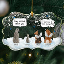 Pet Lovers, Memorial - They Still Talk About You Memorial Dog Cat - Personalized Medallion Glass Ornament