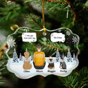 Pet Lovers, Memorial - I Miss You Memorial Dog Cat - Personalized Medallion Glass Ornament