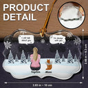 Pet Lovers, Memorial - I Miss You Memorial Dog Cat - Personalized Medallion Glass Ornament