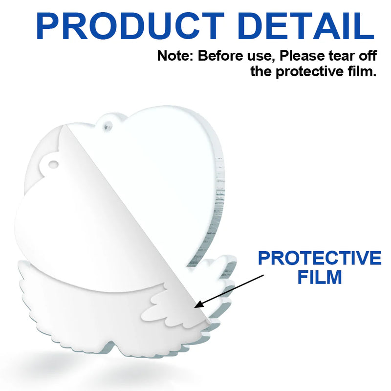 Christmas,Sad,Pet Lovers,Cat Lovers,Dog Lovers,Memorial - Custom Photo Pet Face Forever In Our Hearts Dog Cat Family - Personalized Custom Shaped Acrylic Ornament