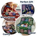 Gifts For Colleagues, Gift For Bestie - 10 Reasons Why You Are My Bestie Backside - Personalized Fleece Blanket, Sherpa Blanket