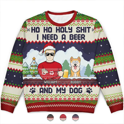 Christmas Unisex Ugly Sweater for Pet Lovers 2024