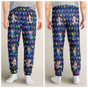 Happy,Family,Gift For Grandparents,Parents,Christmas - Custom Photo Funny Kids Christmas Light - Personalized Pajama Pants