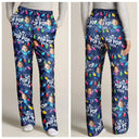 Family - Custom Photo Funny Kids Best Dad Grandpa Ever Christmas Light - Personalized Pajama Pants