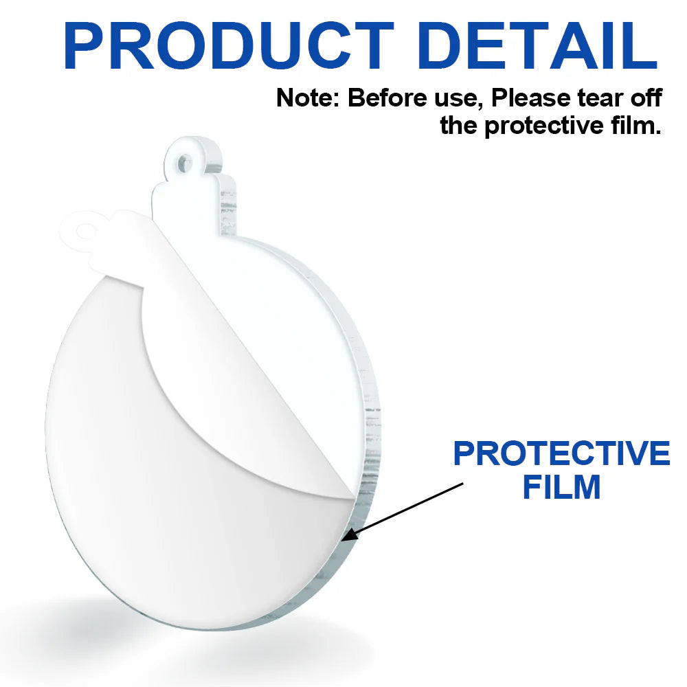 Family,Gift For Couples,Gift For Sibling,Parents,Gift For Grandparents - Custom Photo Christmas Family Couple Sibling Memorial - Personalized Custom Shaped Acrylic Ornament