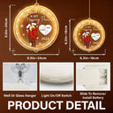 Gift For Couples, Gift For Husband, Gift For Wife, Gift For Boyfriend, Gift For Girlfriend - The Year I Found My Missing Piece Kissing Couples - Personalized LED Pendant Light