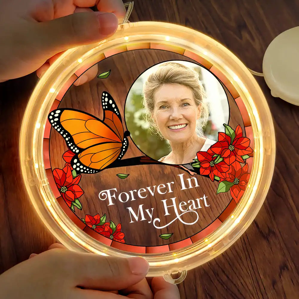 Memorial, Family - Custom Photo Memorial I'm Always With You - Personalized LED Pendant Light
