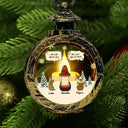 Pet Lovers, Dog Lovers, Cat Lovers, Dog Mom - I Miss You Memorial Dog Cat - Personalized Candlelight Lantern Ornament