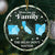Family,Gift For Sibling,Parents,Gift For Grandparents,Gift For Sisters,Gift For Brothers,Gift For Bestie - Long Distance The Miles Don't Matter Christmas - Personalized Circle Glass Ornament