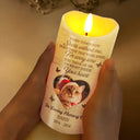 Family, Parents, Gift For Grandparents, Gift For Sibling, Memorial - Custom Photo When Tomorrow Starts Without Me Memorial - Personalized Flameless LED Candle