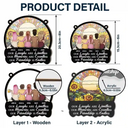 Gift For Bestie, Gifts For Colleagues - Besties Our Laughs Are Limitless Christmas - Personalized Window Hanging Suncatcher Ornament