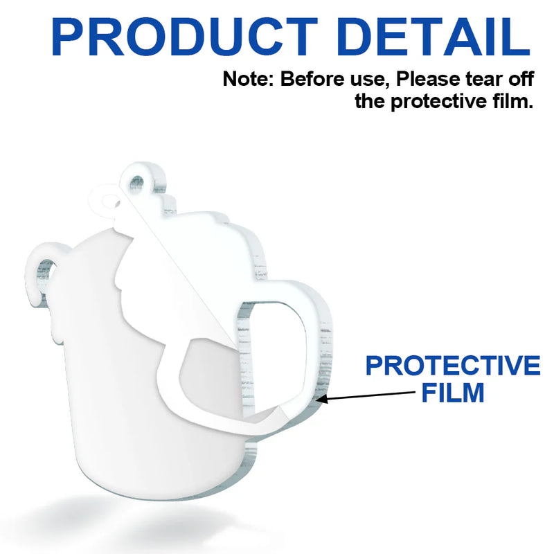 Christmas,Family,Parents,Gift For Grandparents,Happy,Gift For Sibling,Gift For Sisters,Gift For Brothers - Perfect Blend Hot Cocoa Christmas Family - Personalized Custom Shaped Acrylic Ornament