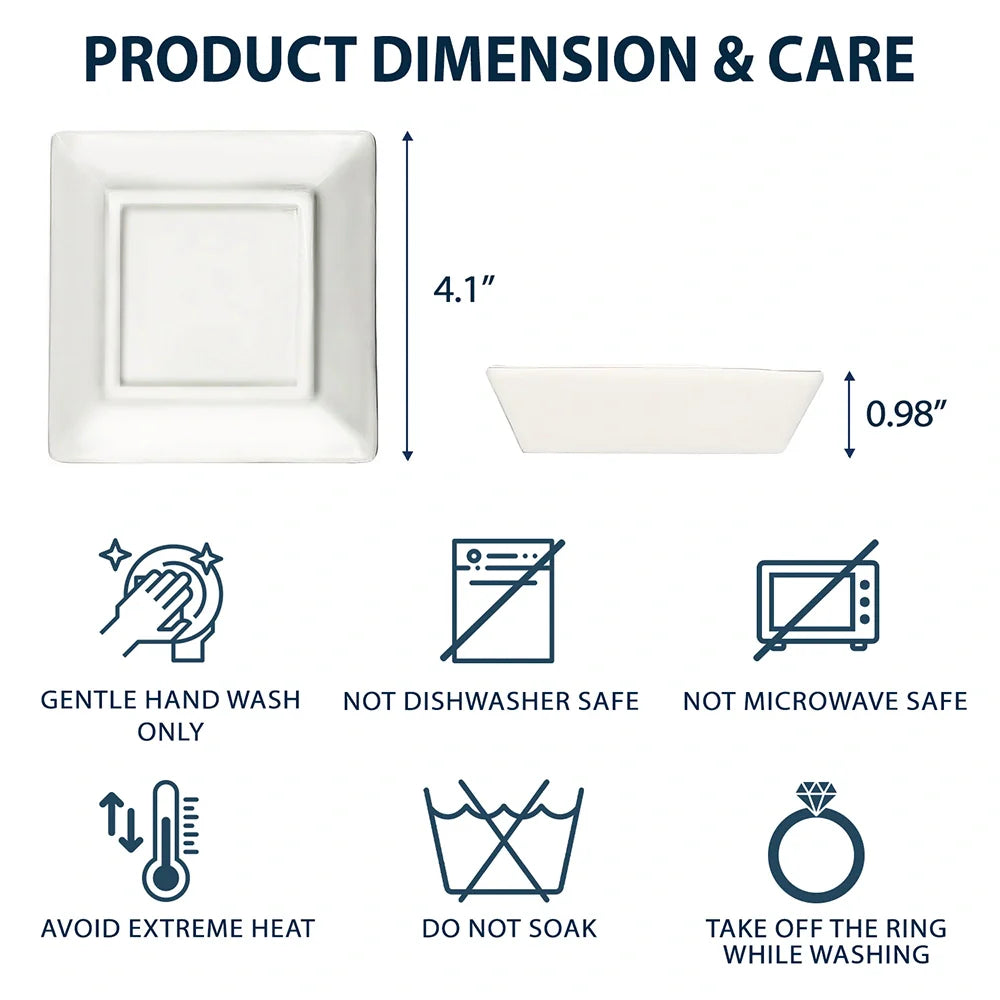 Mother & Daughters Forever Linked Together - Personalized Ring Dish