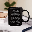 Gift For Yourself, Gift For Women, Gift For Men - I Came I Saw I Forgot What I Was Doing - Personalized Mug
