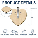 Family, Parents, Gift For Grandparents, Gift For Sibling - Memorial I'm Always With You - Personalized Custom Shaped Car Visor Clip