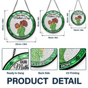 New Mom, Gift For Mother, Gift For Wife - You Are My Everything Newborns New Mom - Personalized Stained Glass Window Hanging Suncatcher
