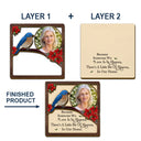 Family, Parents, Gift For Grandparents, Gift For Sibling, Memorial - Custom Photo I'll Carry You With Me - Memorial - Personalized Custom Shaped Car Visor Clip
