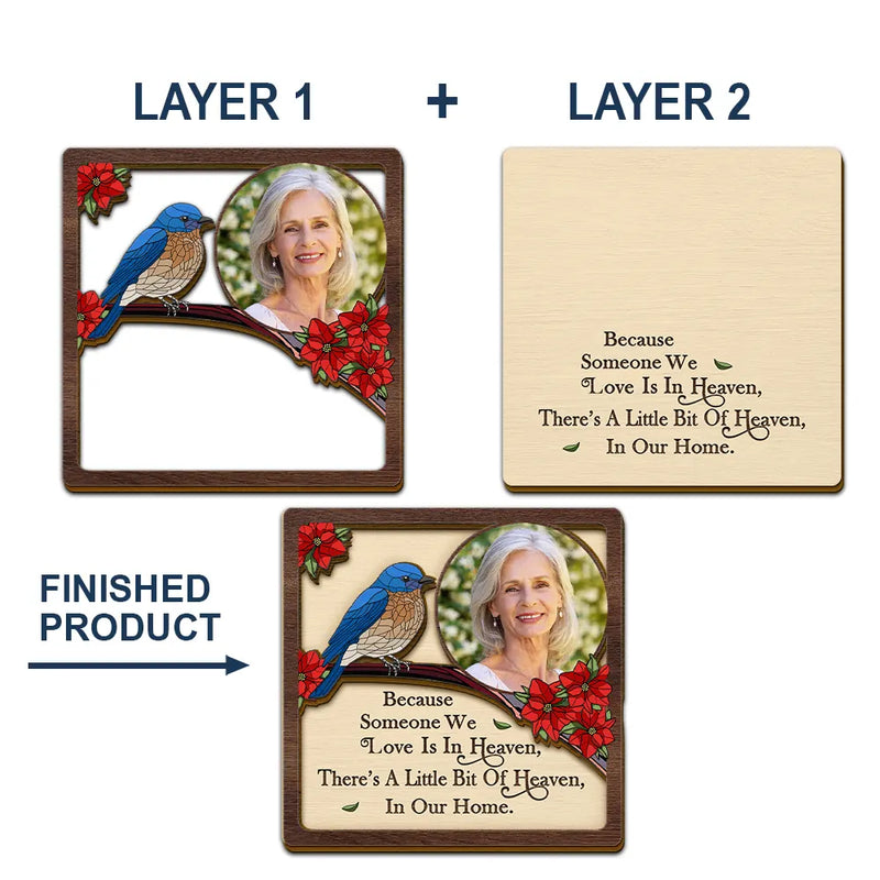 Family, Parents, Gift For Grandparents, Gift For Sibling, Memorial - Custom Photo I'll Carry You With Me - Memorial - Personalized Custom Shaped Car Visor Clip
