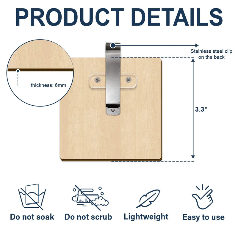 Custom Photo I'll Carry You With Me Memorial - Personalized Custom Shaped Car Visor Clip