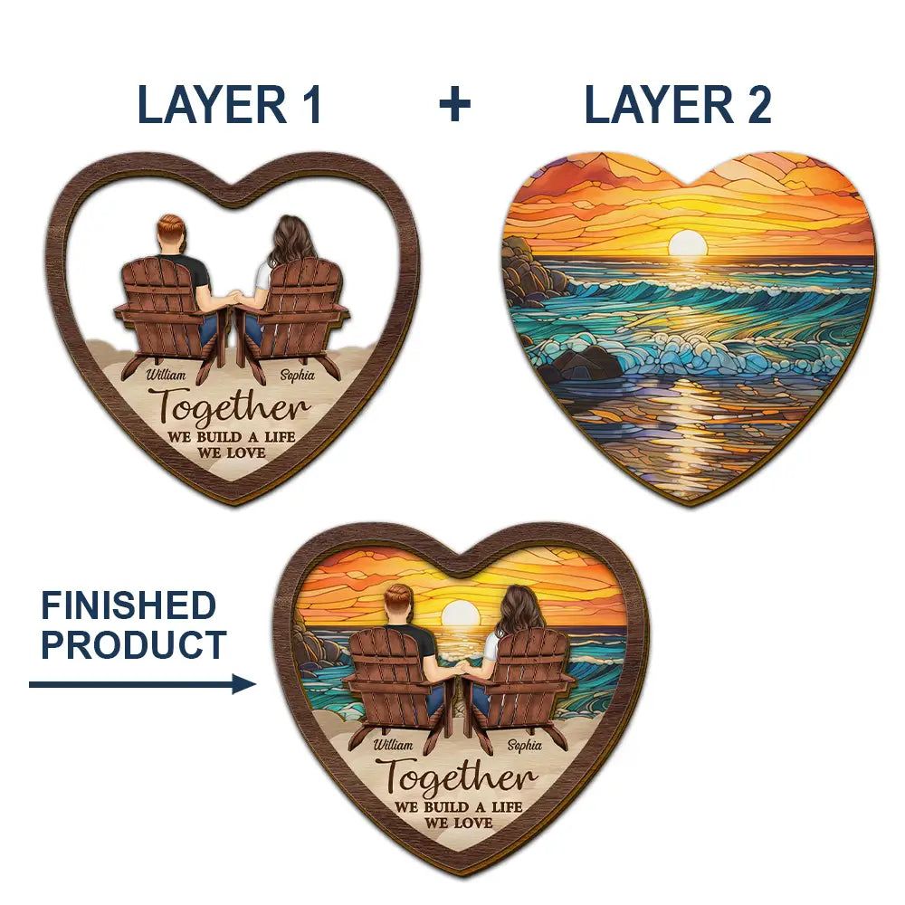 Gift For Couples, Gift For Husband, Gift For Wife, Gift For Boyfriend, Gift For Girlfriend - You And Me We Got This Couple - Personalized Custom Shaped Car Visor Clip
