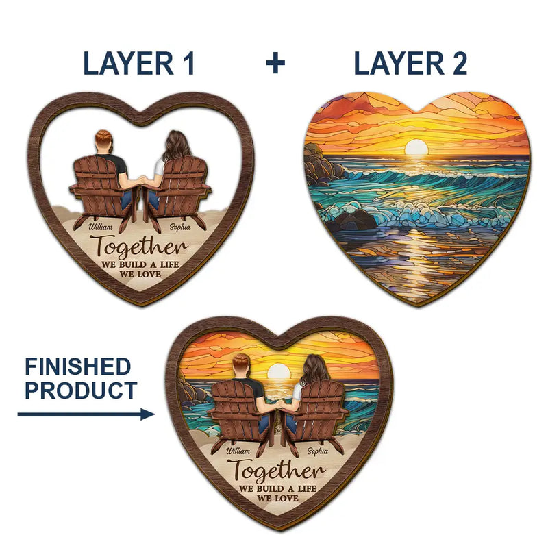 Gift For Couples, Gift For Husband, Gift For Wife, Gift For Boyfriend, Gift For Girlfriend - You And Me We Got This Couple - Personalized Custom Shaped Car Visor Clip
