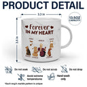 Happy,Dog Lovers,Dog Dad,Pet Lovers,Dog Mom - A Bond That Can't Be Broken Dog Mom - Personalized Marble Mug