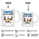 Dog Lovers, Dog Dad, Pet Lovers, Dog Mom - A Bond That Can't Be Broken Dog Mom Dog Dad 3D Effect - Personalized Mug