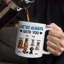 Dog Lovers, Dog Dad, Pet Lovers, Dog Mom - A Bond That Can't Be Broken Dog Mom Dog Dad 3D Effect - Personalized Mug