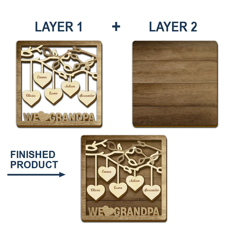 Happy,Gift For Mother,Gift For Father,Gift For Husband,Gift For Wife - We Love Mom Dad - Personalized Custom Shaped Car Visor Clip