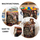 Knitting,Crocheting,Gift For Yourself,Gift For Women,Mom's Hobby - It's Not Hoarding If It's Yarn Knitting Crocheting - Personalized Laundry Basket, Storage Basket