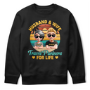 Travel,Happy,Gift For Couples,Gift For Wife,Gift For Husband - Husband And Wife Travel Partners For Life Traveling Couple - Personalized T Shirt