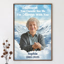 Parents, Memorial, Sad, Gift For Grandparents, Gift For Sibling, Family - Custom Photo In Loving Memory Memorial Heaven - Personalized Poster
