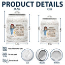 Gift For Grandma, Gift For Mother, Gift For Wife, Baking, Funny - Grandmas Never Run Out Of Kisses Or Cookies - Personalized Cookie Jar