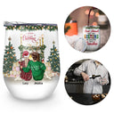 Best Friends Are The Sisters We Choose For Ourselves - Christmas Gift For BFF - Personalized Custom Wine Tumbler