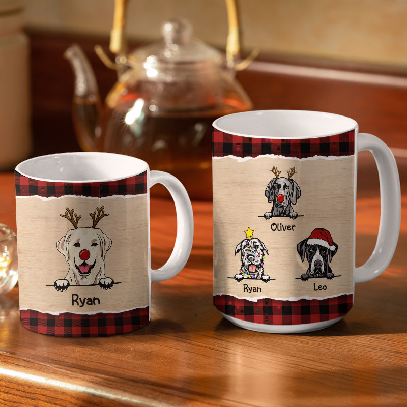 Feliz Navidog Christmas Dog - Christmas Gift For Dog Lovers - Personalized Custom Mug
