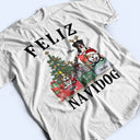 Joyeux Noël - Cadeau pour les amoureux des chiens - T-shirt personnalisé