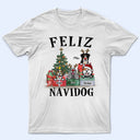 Joyeux Noël - Cadeau pour les amoureux des chiens - T-shirt personnalisé