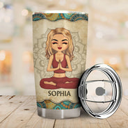 I'm Not Sugar Spice And Everything Nice - Yoga Gift - Personalized Custom Tumbler